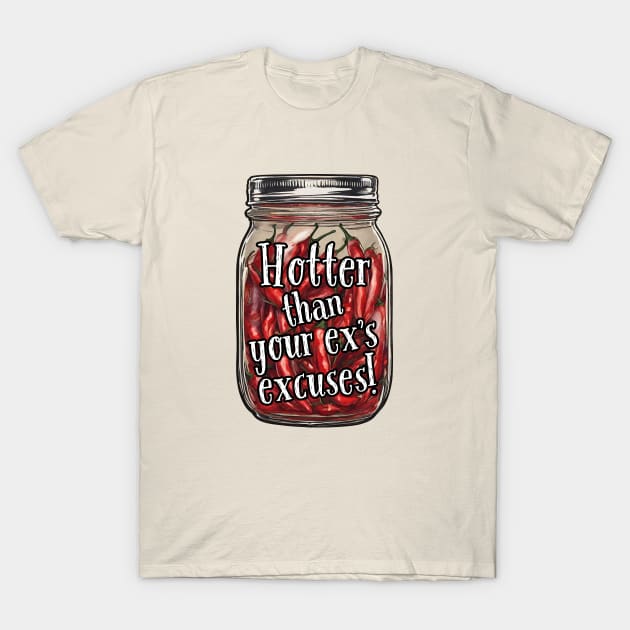 Dried Peppers Jar T-Shirt by sifis